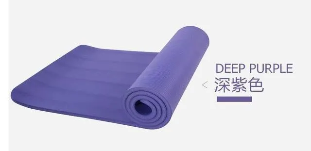 10mm Thick Non-Slip Lightweight Yoga Mat