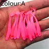 10Pcs/Lot 0.7g/5cm Lures Soft Bait 9 colors fishing lure Soft lures Fishing bait silicone bait Worms fishing lure with salt