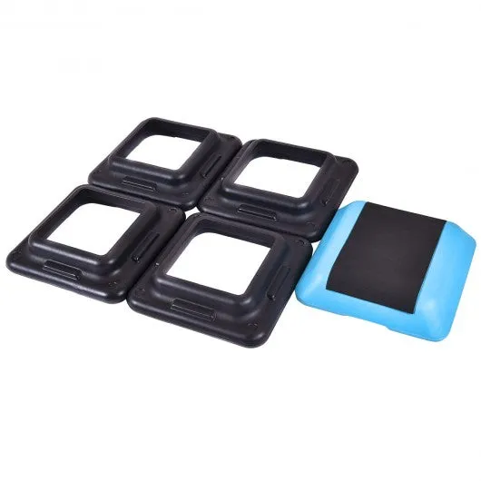 16" x 16"  Adjustable 4 Risers Lightweight Aerobic Pedals