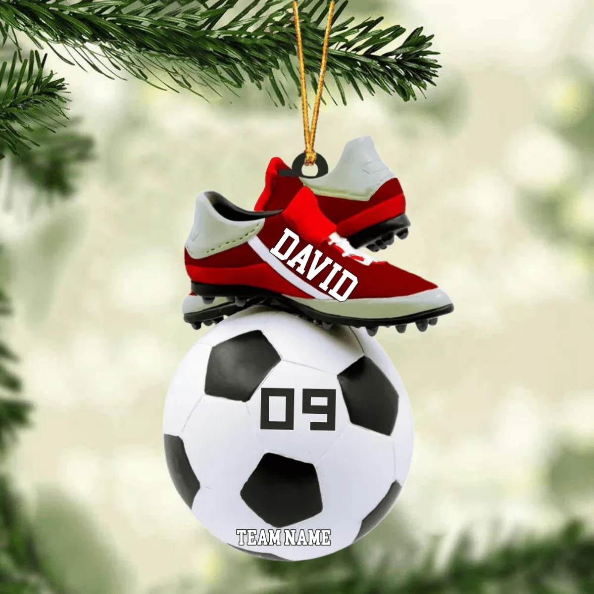 2022 Personalized Soccer Christmas Ornament - Great Gift Idea For Soccer Players & Soccer Lovers