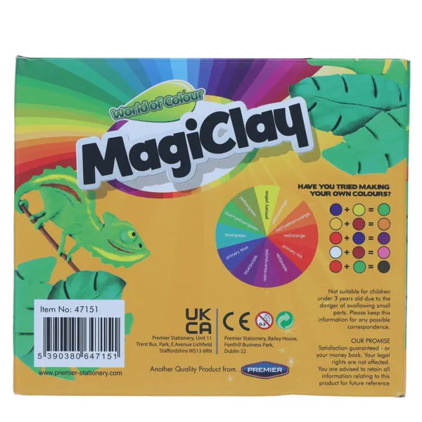 24 Tubs of Super Stretchy MagiClay - World of Colour Fun