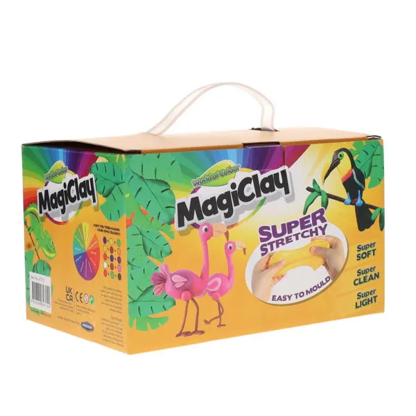 24 Tubs of Super Stretchy MagiClay - World of Colour Fun