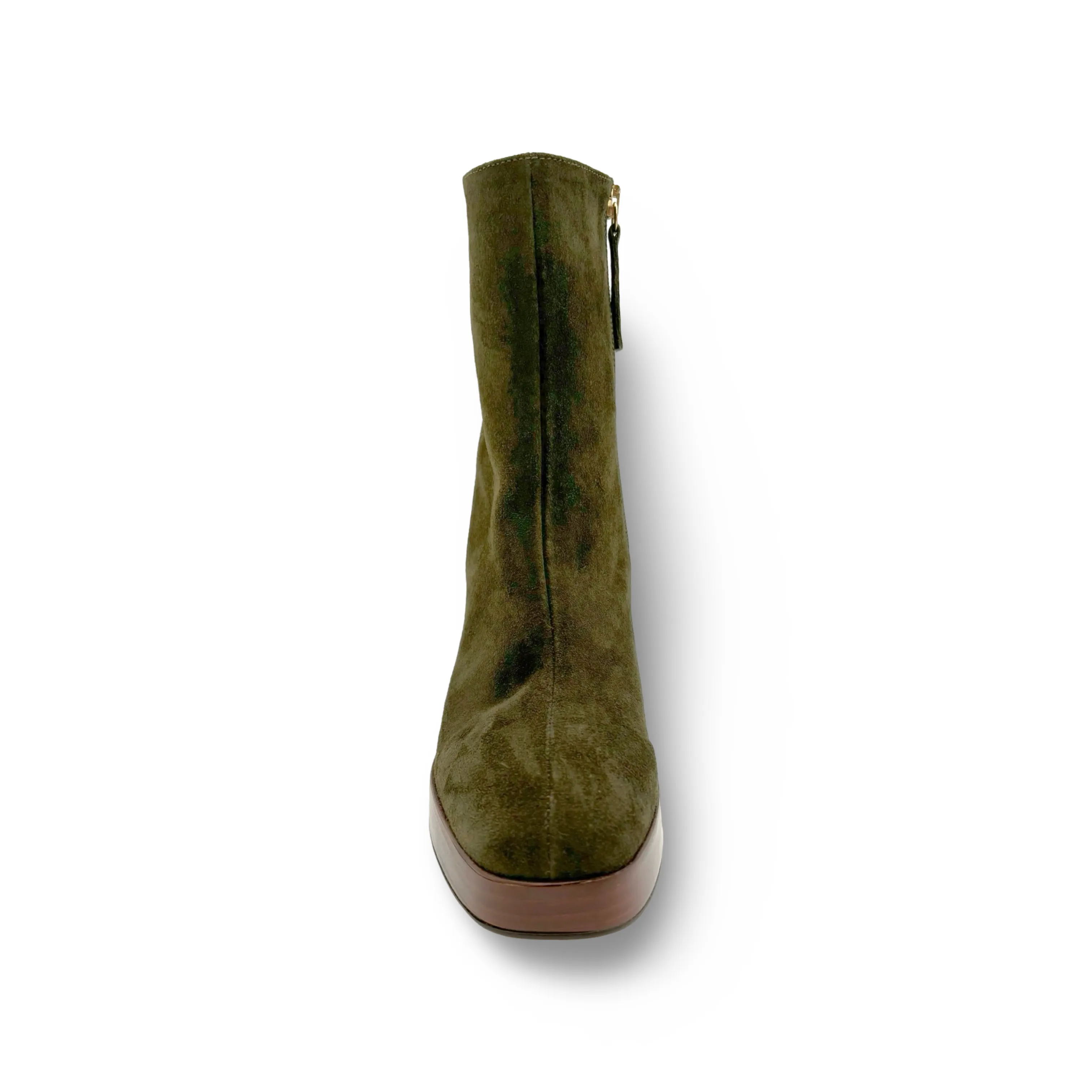 24604 Silmia Green Platform Boot