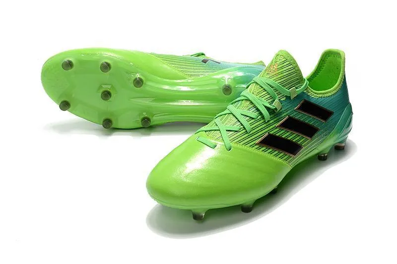 Adidas ACE Series FG Soccers Shoes Green/Blue/Black