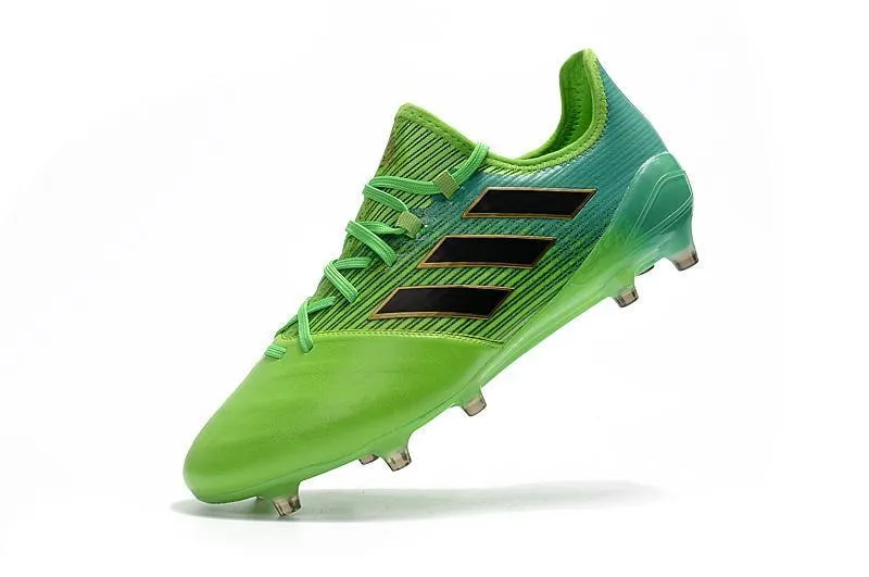 Adidas ACE Series FG Soccers Shoes Green/Blue/Black