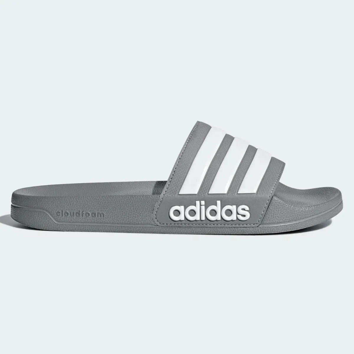 Adidas Adilette Shower Sandal - Grey-White