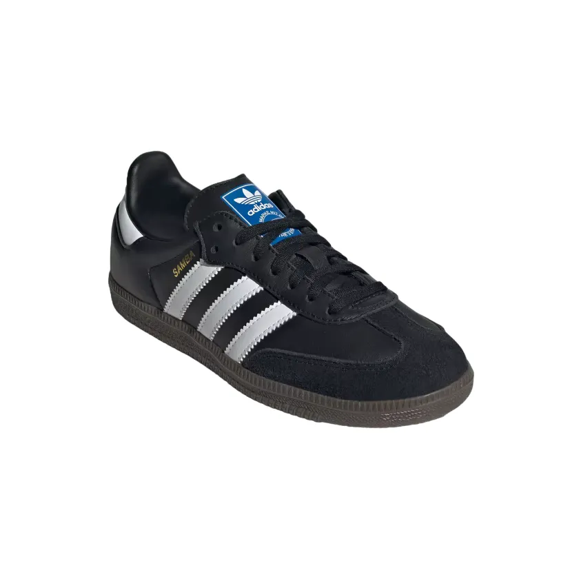 Adidas Originals scarpa sneakers da ragazzi Samba OG IE3676 nero-bianco