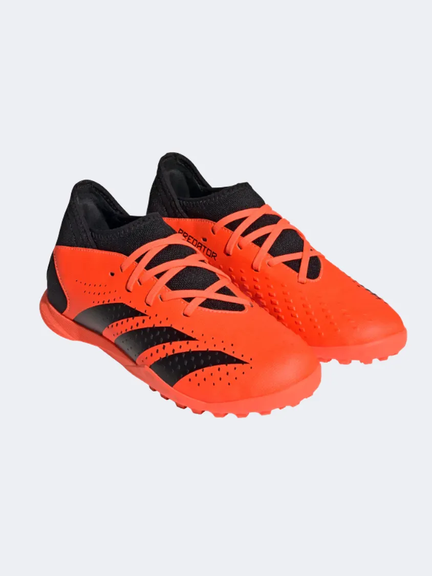 Adidas Predator Accuracy.3 Kids Turf Shoes Black/Orange