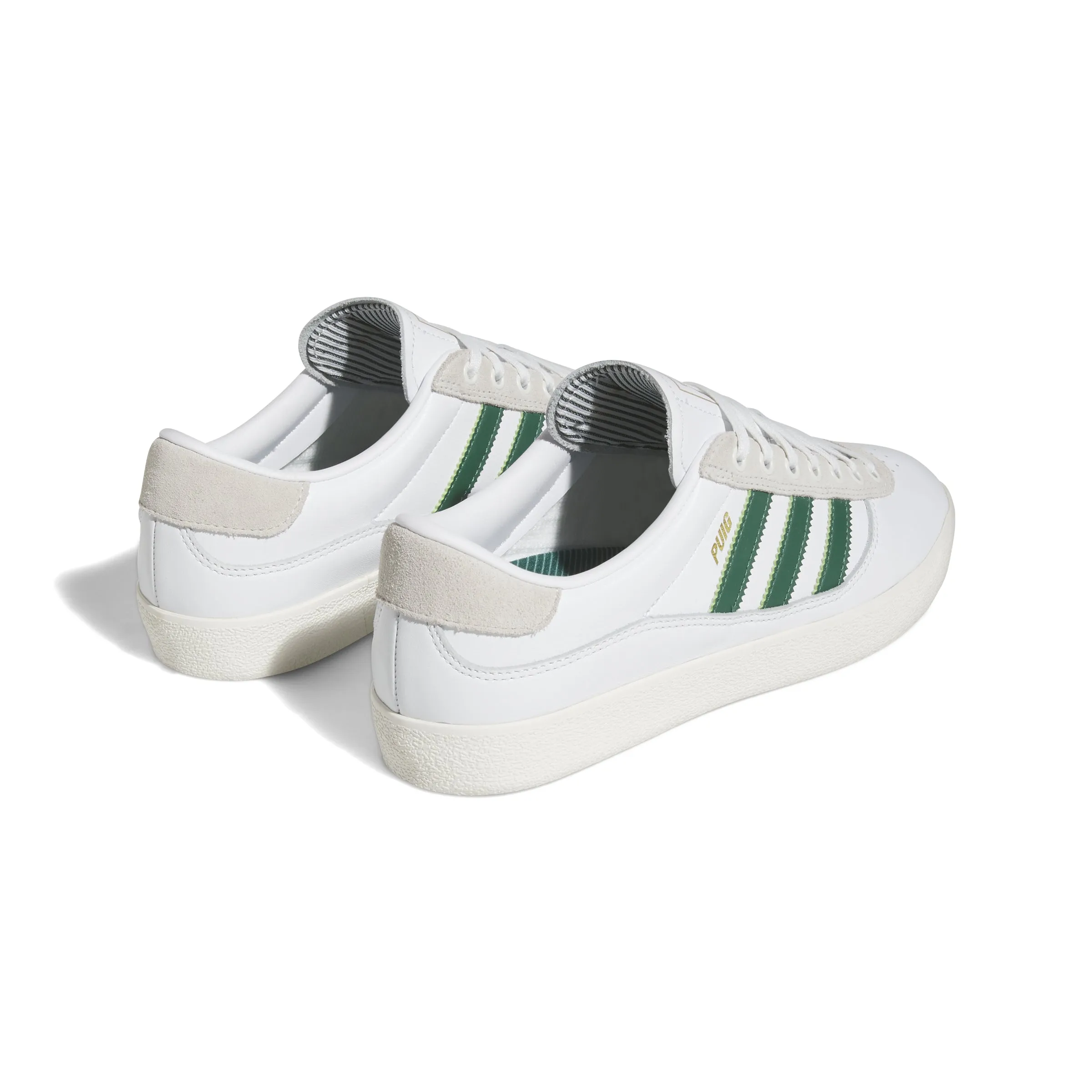 Adidas - Puig Indoor in Cloud White/Dark Green/Core White