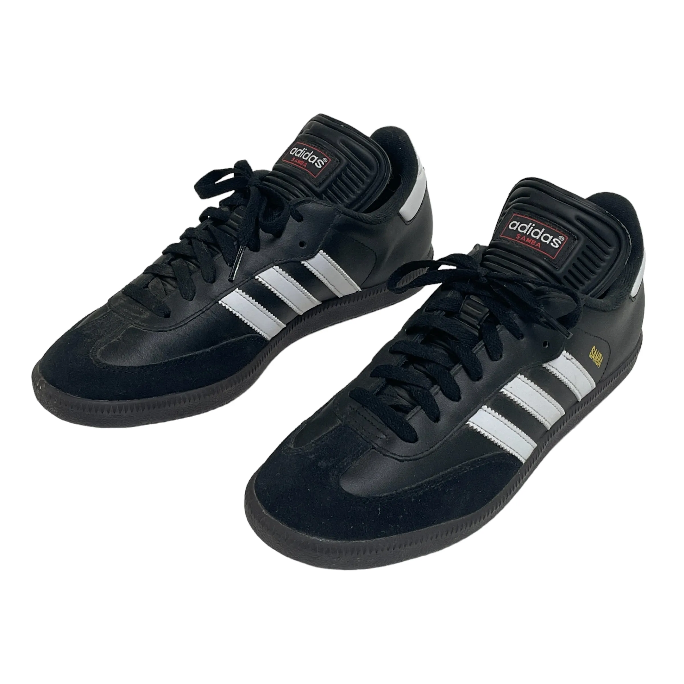 Adidas Samba Classic Mens Black Gum Sole Indoor Soccer Athletic Shoes 034563