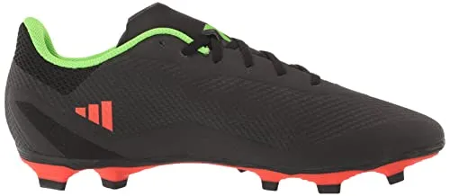 adidas Unisex X Speedportal.4 Flexible Ground Soccer Shoe, Black/Solar Red/Solar Green, 5 US Men