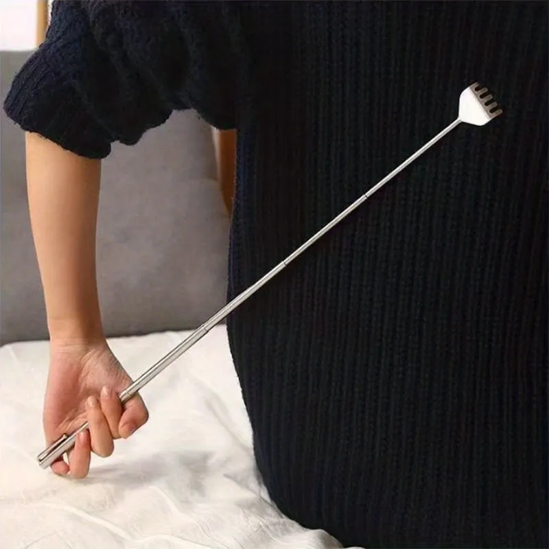 Adjustable Stainless Steel Back Scratcher for Elderly Relief