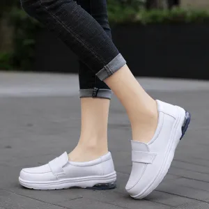 Advbridge Spring  Autumn Shoes Women Loafers Soft Comfortable Black White Shoes Flat Elegant Ladies Casual Shoes Plus Size 42 A4369