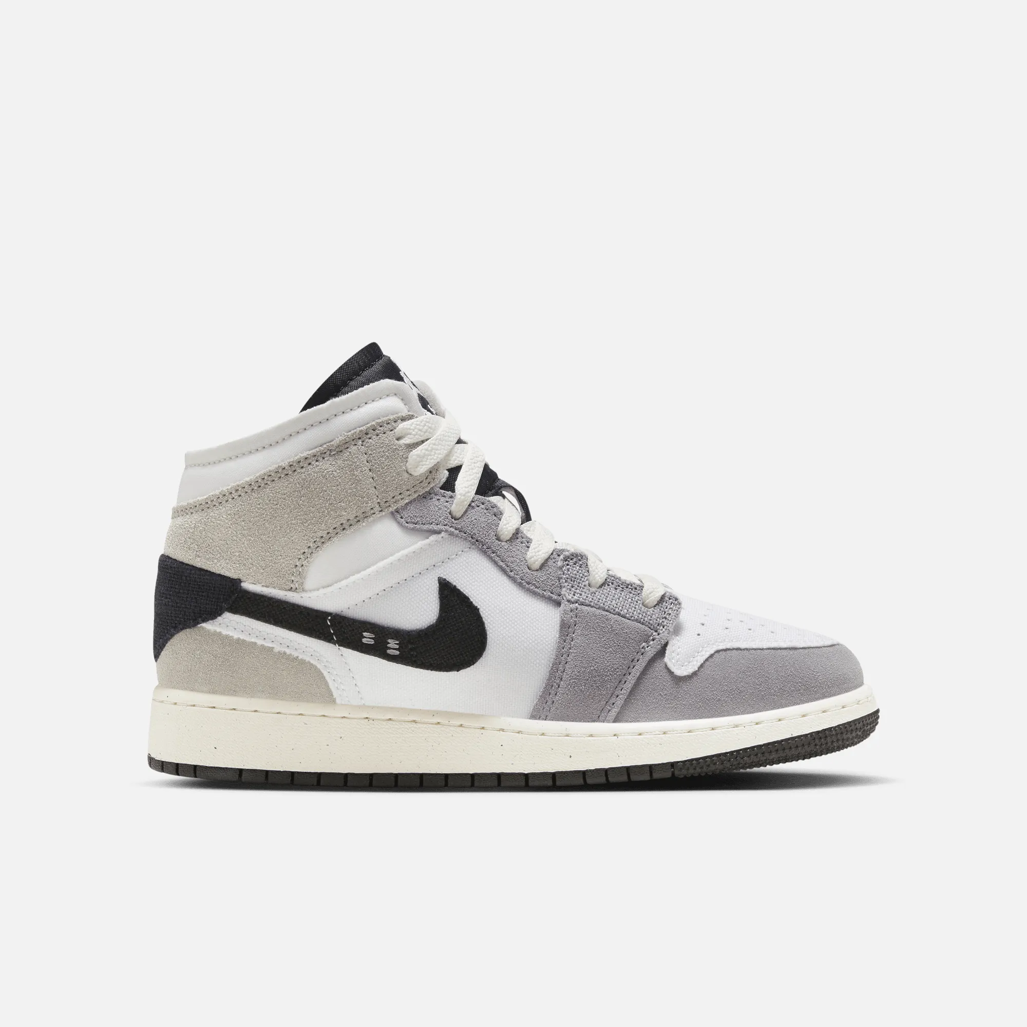 Air Jordan 1 Mid SE Craft Cement Grey (GS)