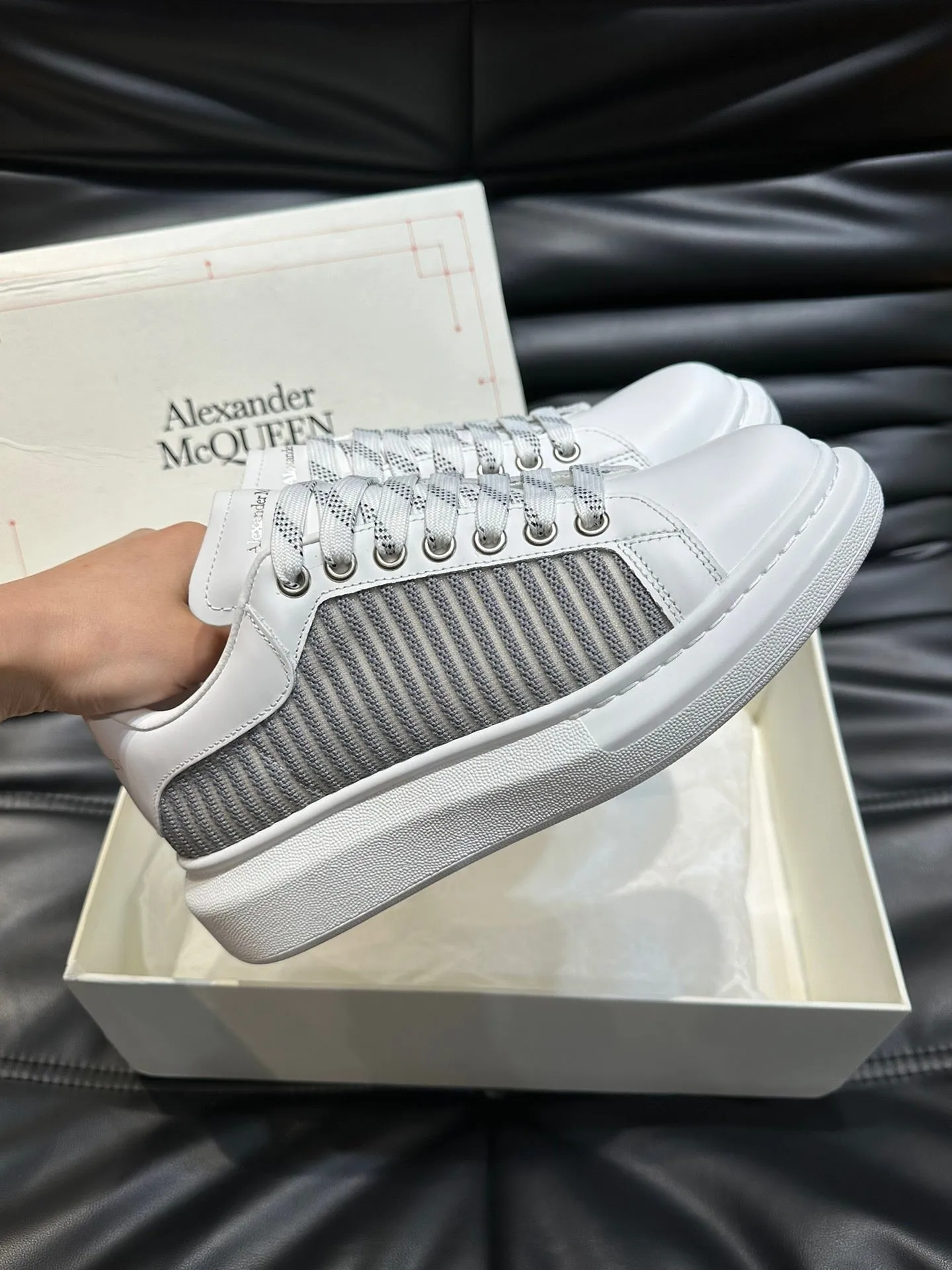 ALMC Black and White Sneakers-004