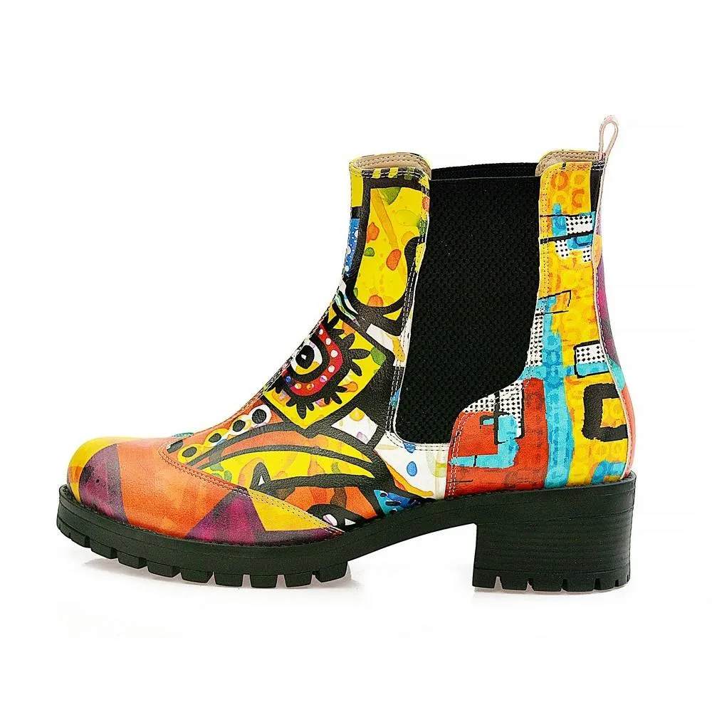 Art Short Boots WLAS114