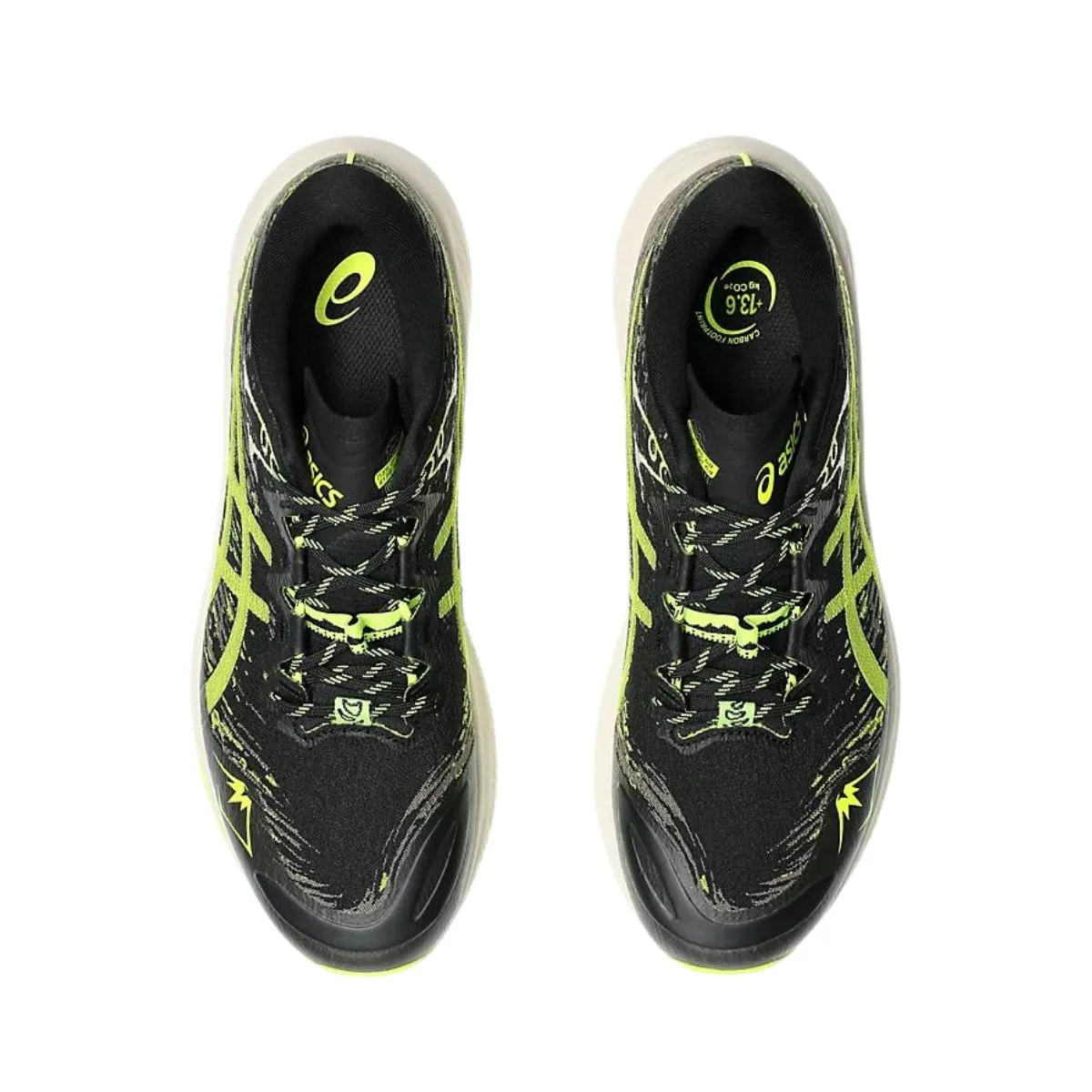 Asics Fuji Lite 5 Black Yellow AW24 Running Shoes