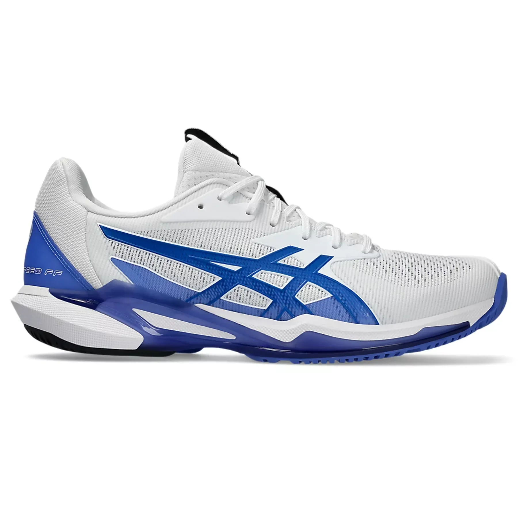 Asics Solution Speed FF 3 Men Tennis Shoes - White/Tuna Blue