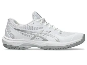 ASICS WOMEN'S GEL GAME 9 WHITE/SILVER NETBALL SHOES