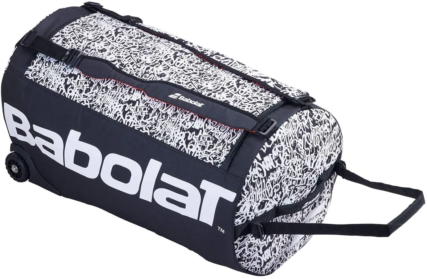 BABOLAT 1 WEEK TOURNAMENT TENNIS BAG  (Black/White)