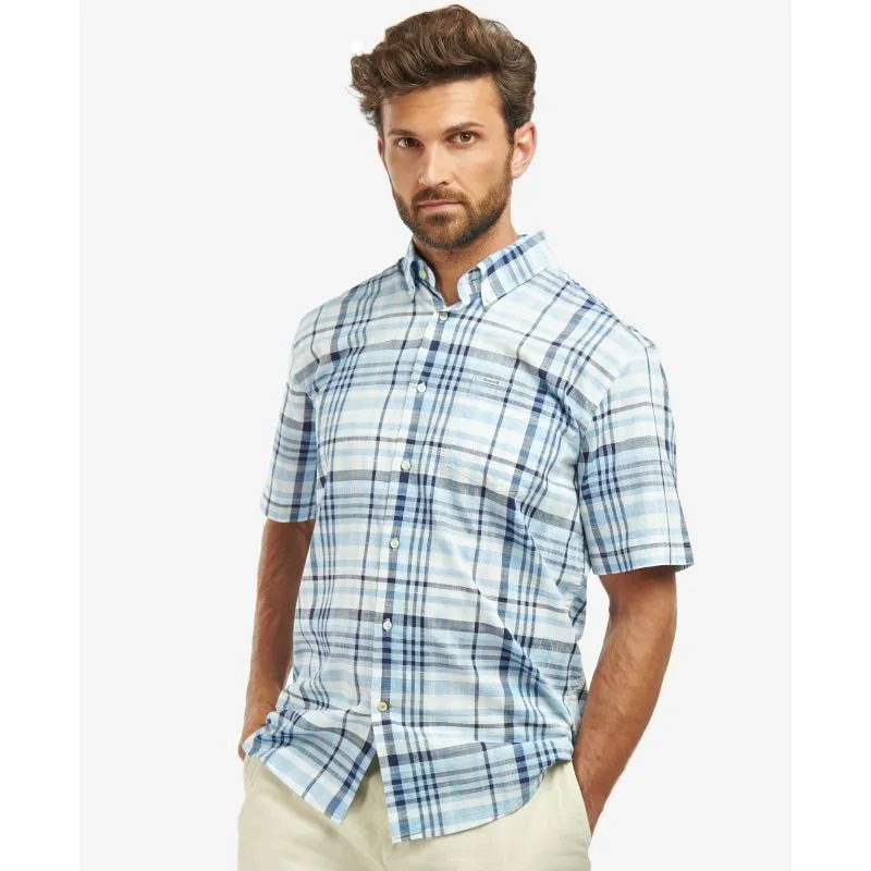 Barbour Hartley Regular Fit Mens Shirt - Sky