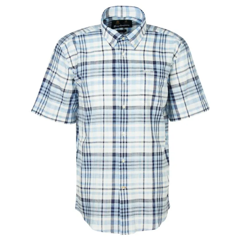 Barbour Hartley Regular Fit Mens Shirt - Sky