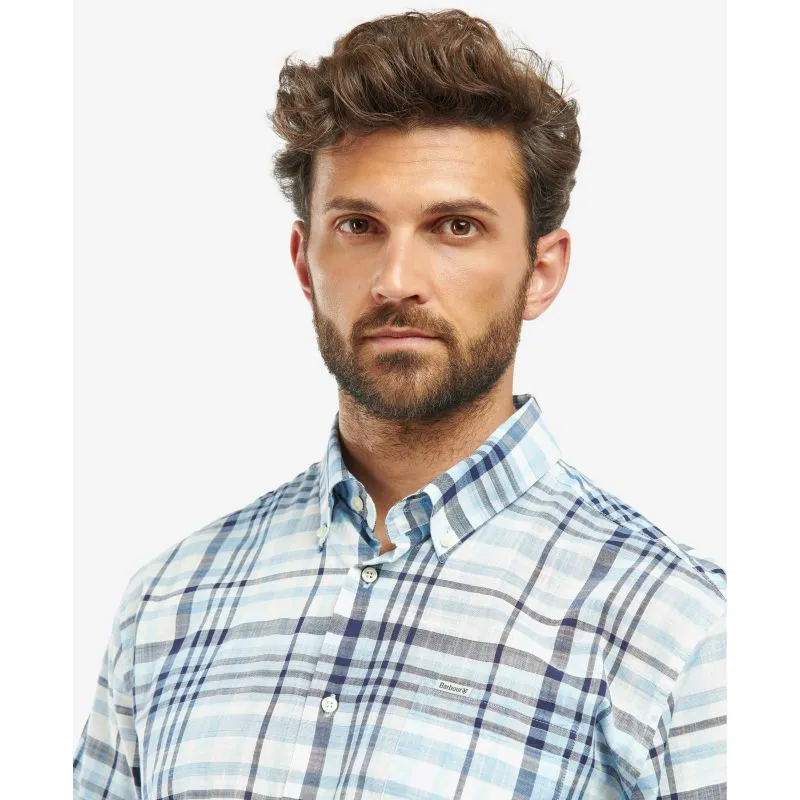 Barbour Hartley Regular Fit Mens Shirt - Sky