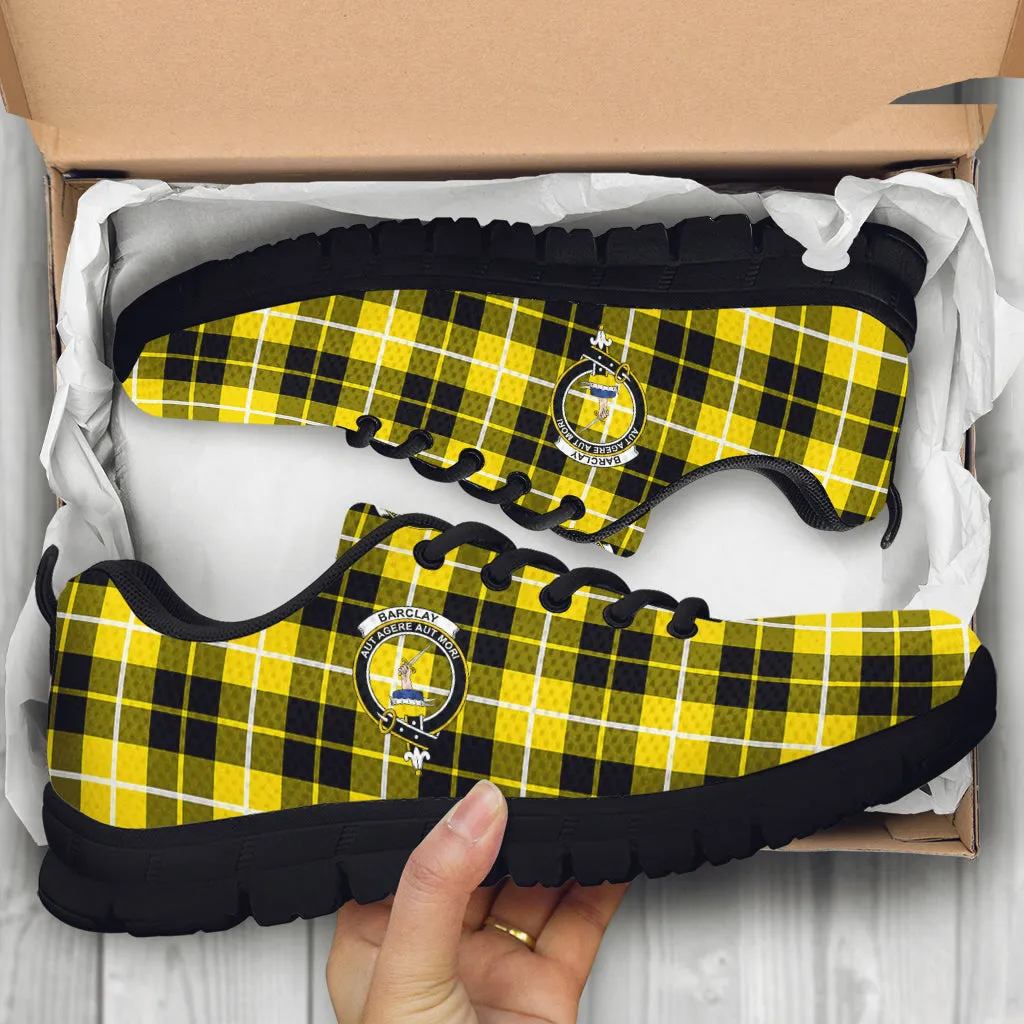 Barclay Dress Modern Tartan Sneakers with Family Crest