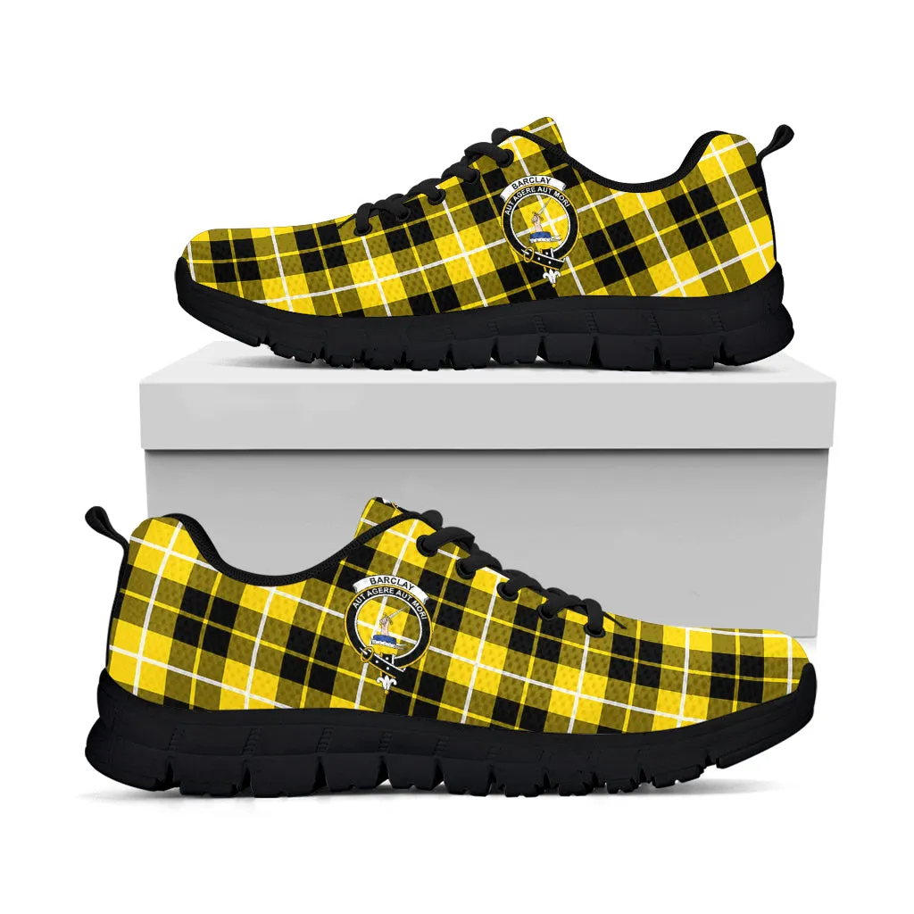 Barclay Dress Modern Tartan Sneakers with Family Crest