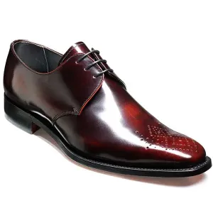 BARKER Darlington Shoes - Mens Derby Style - Brandy Hi-Shine