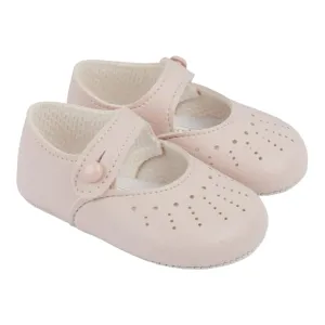 Baypods - Dusky pink pram shoe B755