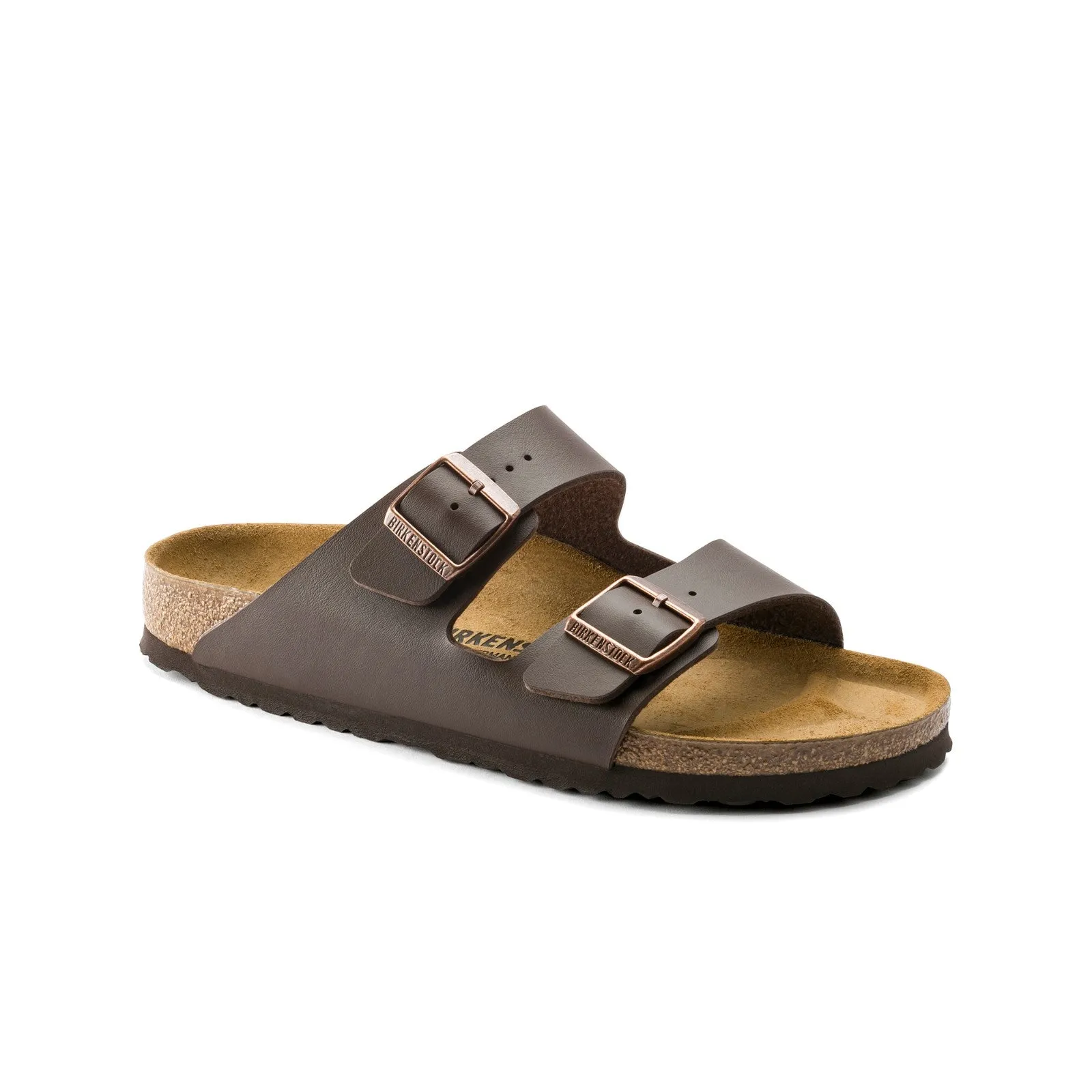 Birkenstock Arizona Birko-Flor (Dark Brown) Men's Sandals 51701