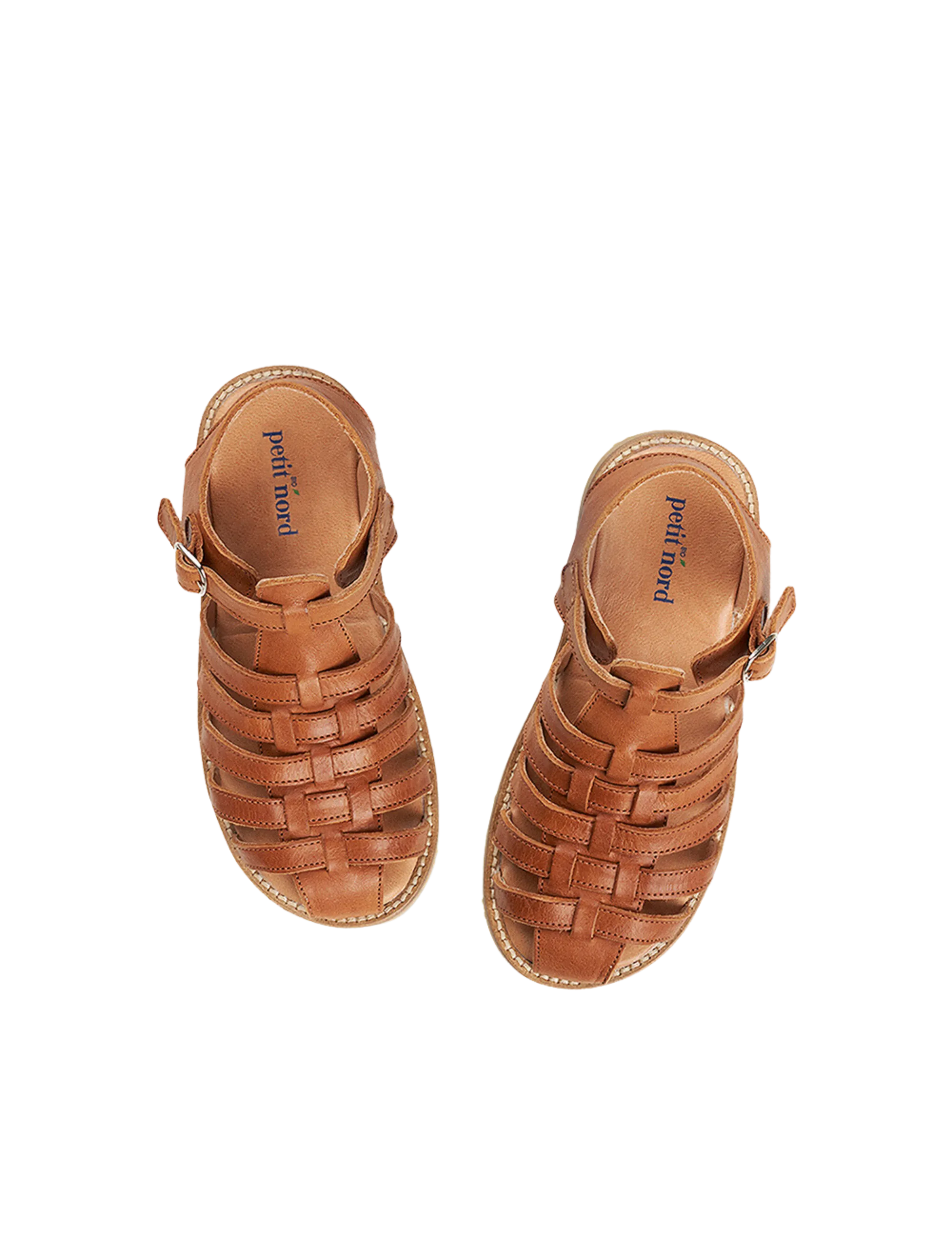 Braided Sandal - Cognac