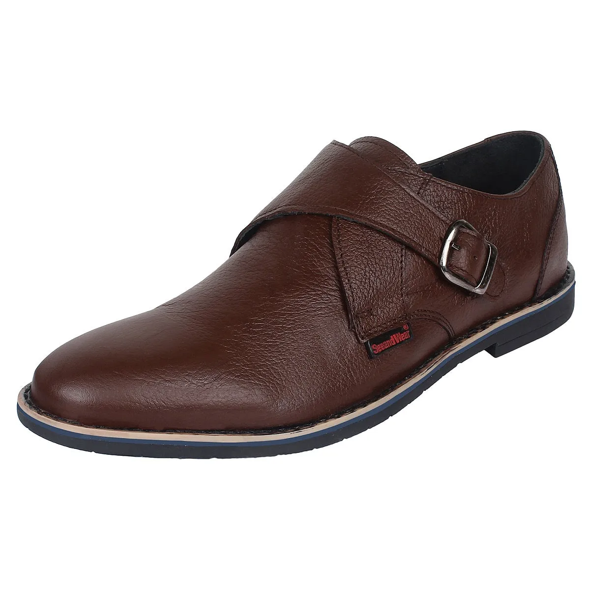 Brown Monk Strap Shoes -Defective