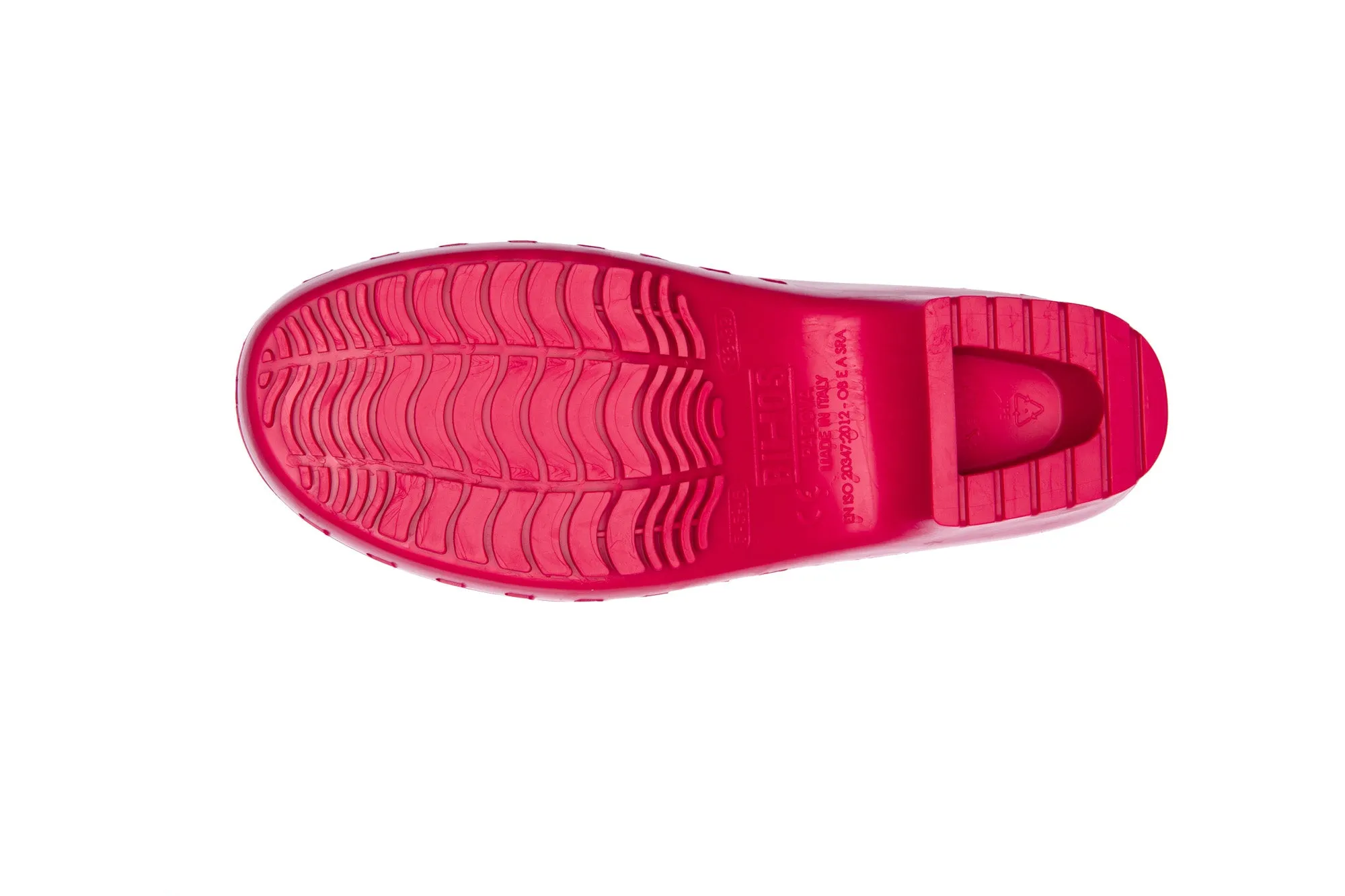 Calzuro Classic clogs without Upper Holes - Raspberry