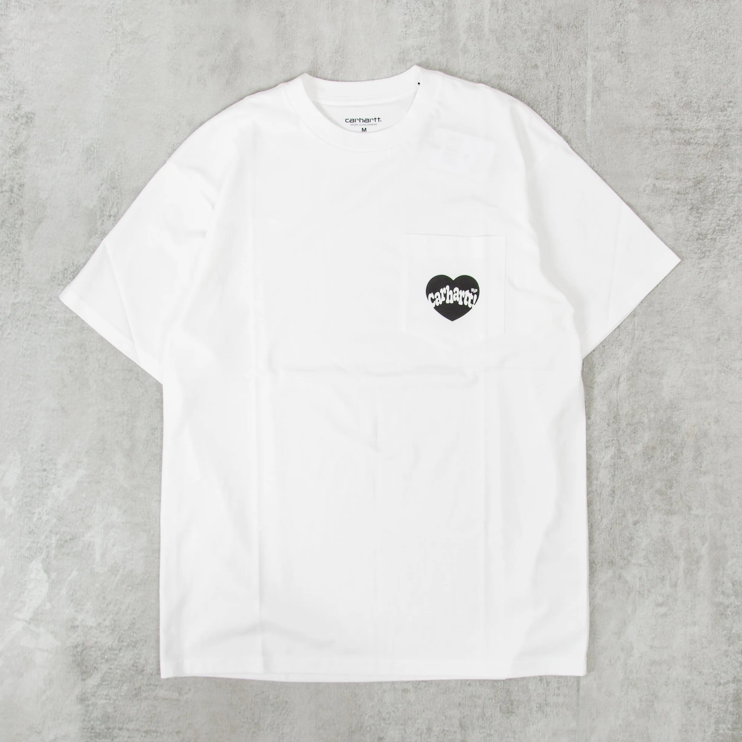 Carhartt WIP Amor Pocket Tee - White / Black