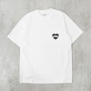 Carhartt WIP Amor Pocket Tee - White / Black