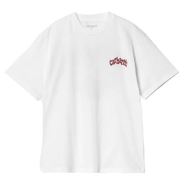 Carhartt WIP Womens S/S Amour T Shirt White Tuscany