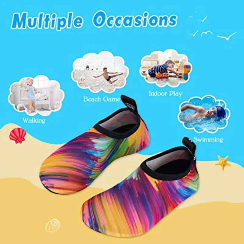 Cartoon Beach Walking Aqua Kids Shoes