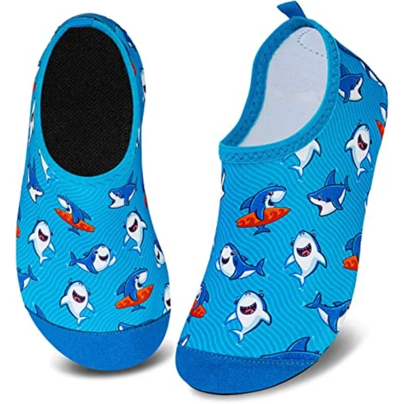 Cartoon Beach Walking Aqua Kids Shoes