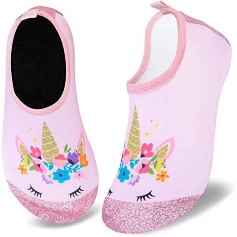 Cartoon Beach Walking Aqua Kids Shoes