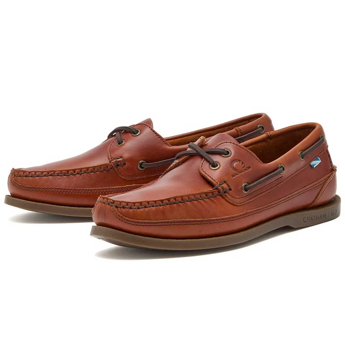 CHATHAM Kayak II G2 Leather Deck Shoes - Mens - Chestnut