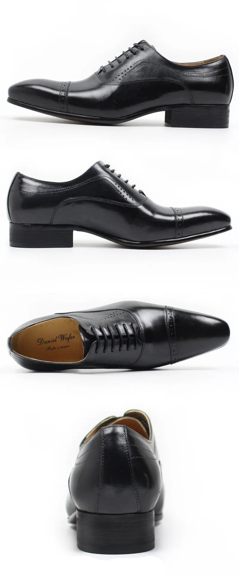 Classic Men's Oxford Lace Up Leather Shoes