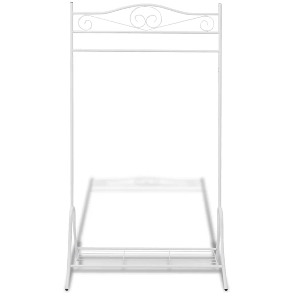 Clothing Rack White Steel