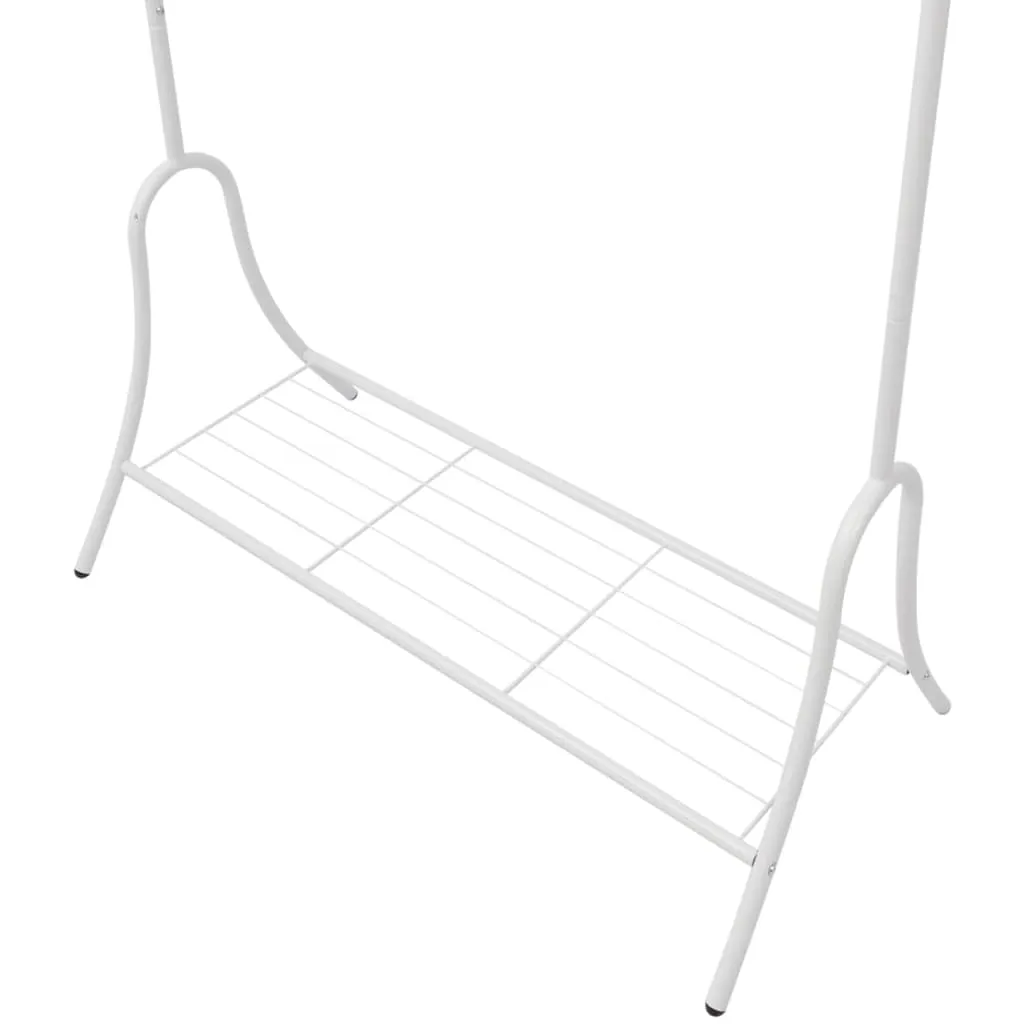 Clothing Rack White Steel