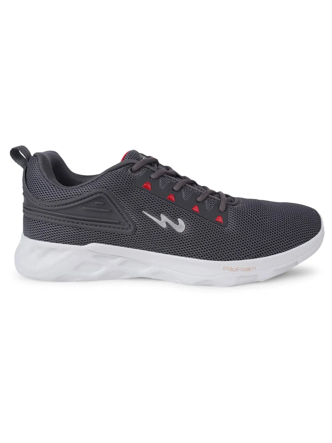 CLUSTER PRO Grey Men's Running Shoes