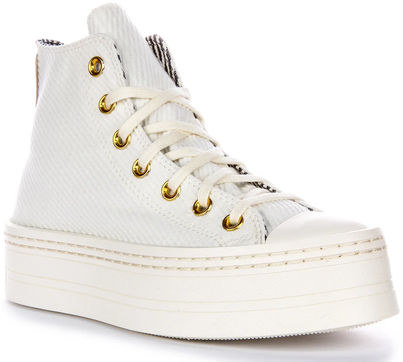 Converse All Star Modern  Lift A07204C In White Gold