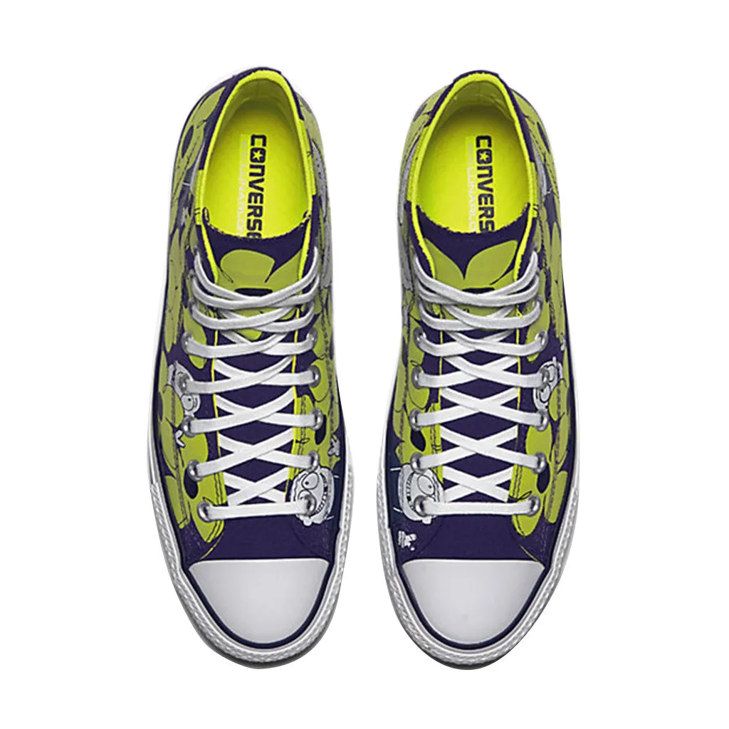 Converse CTAS Pro Hi Dinoasaur JR - Eggplant/Yellow Cream