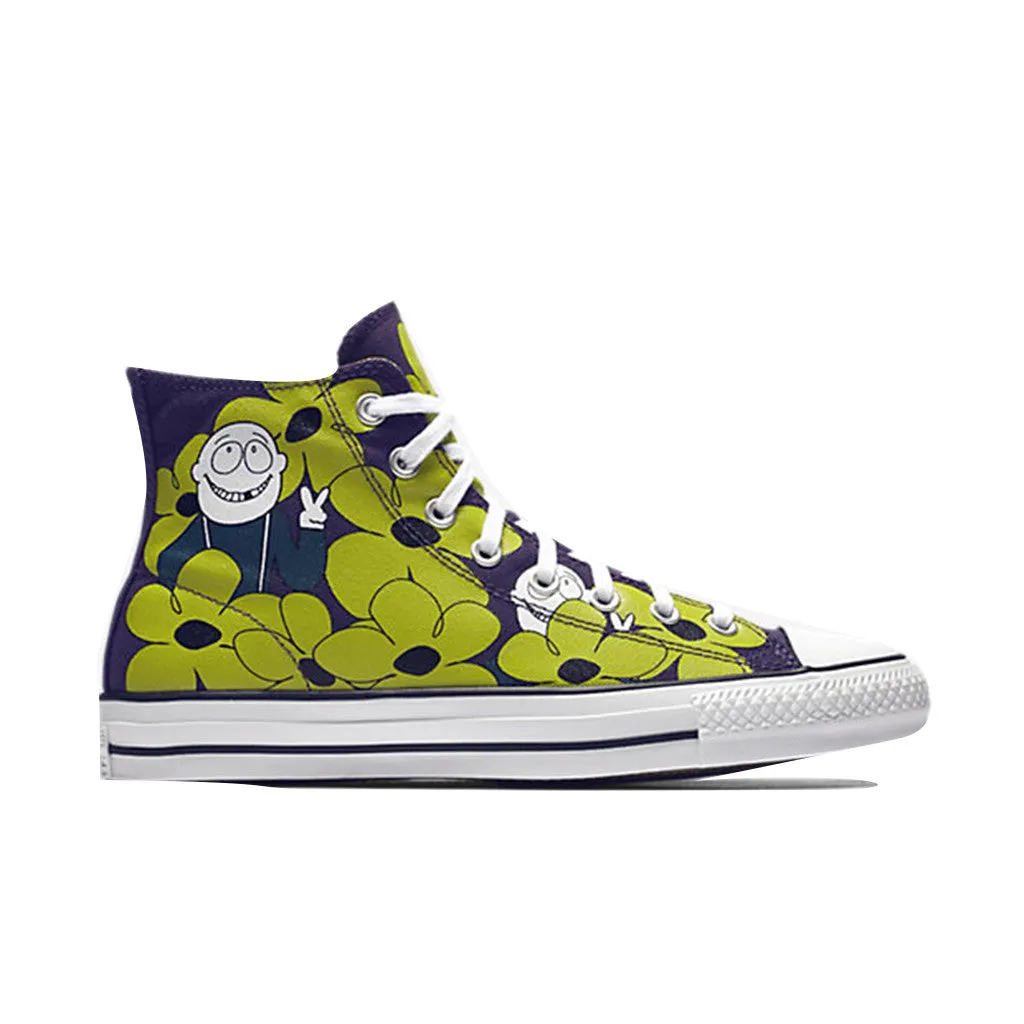 Converse CTAS Pro Hi Dinoasaur JR - Eggplant/Yellow Cream