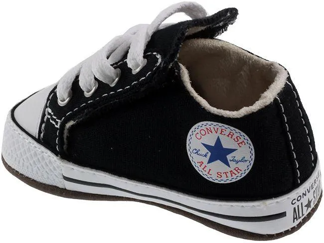 Converse Shoes Infants Chuck Taylor Cribster Mid Black Natural Ivory